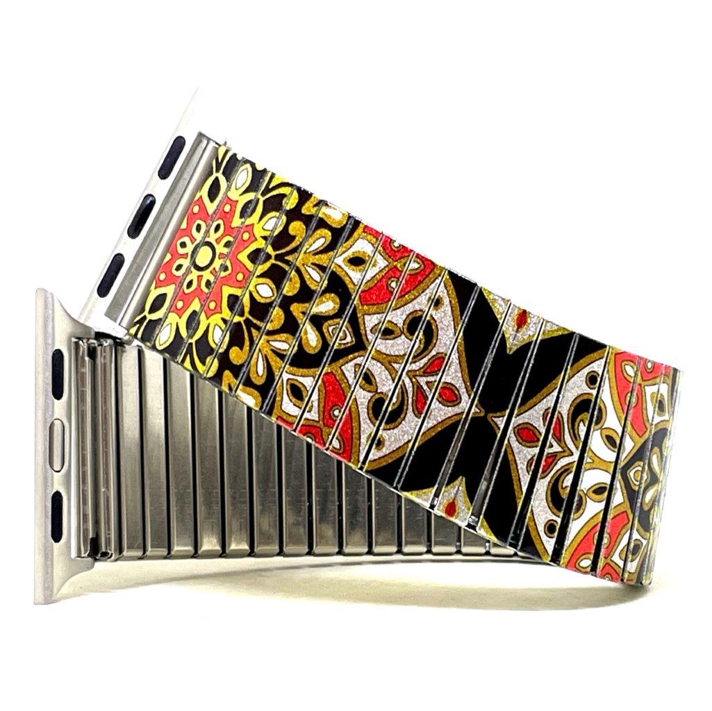 Luxury red Ambience Applewatch Bracelet