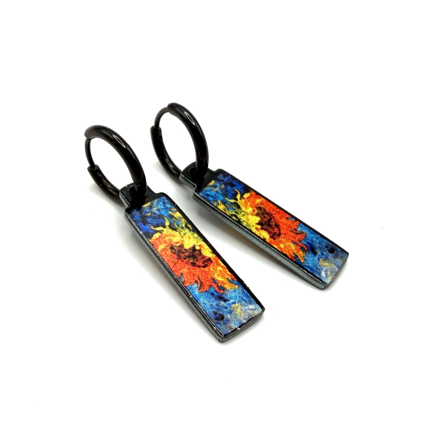 Van Gogh Oorbellen | Art Sunflowers Metallic – Urbandbracelets