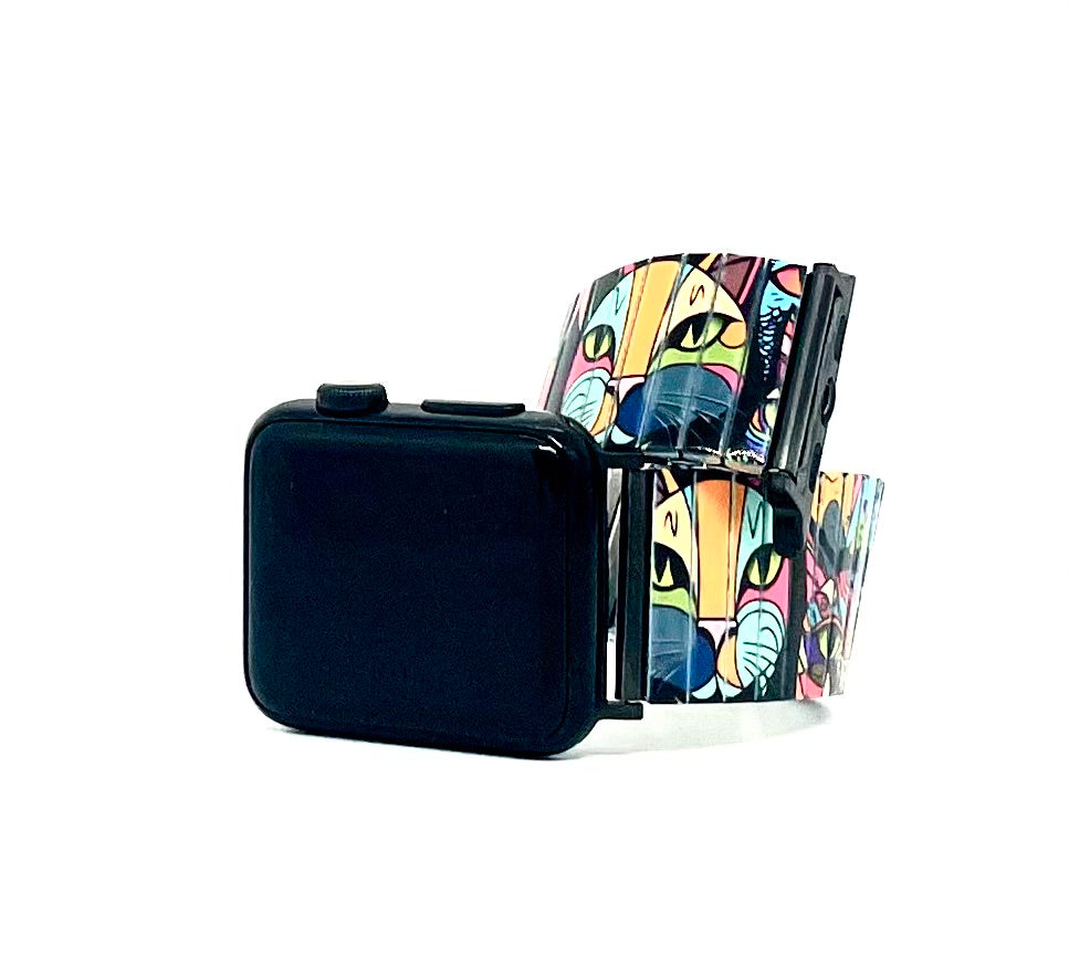 Art Popart cats Applewatch bracelet
