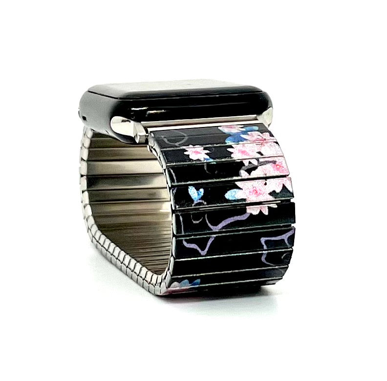Cool Blossom 12S Applewatch Bracelet - Donkere Amandelbloesem