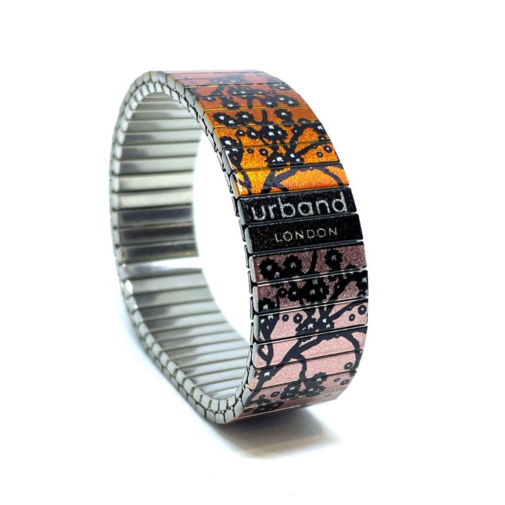 Cool Blossom 3S Armband 18mm - Roze Goud Koper