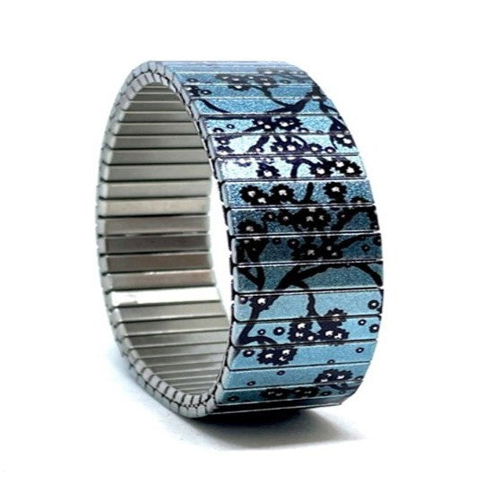 Cool Blossom 8S Armband 22mm - Petrol met Zwart