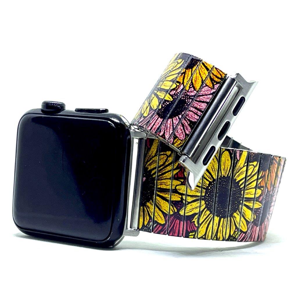 Flowers Daisies golden dream applewatch bracelet