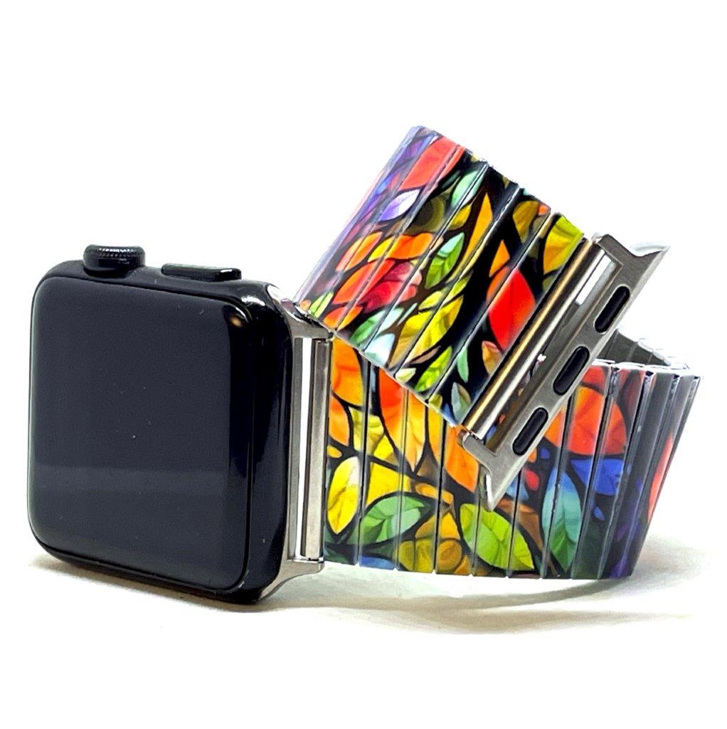 Flowers Garden Sunny Leaves Applewatch bracelet