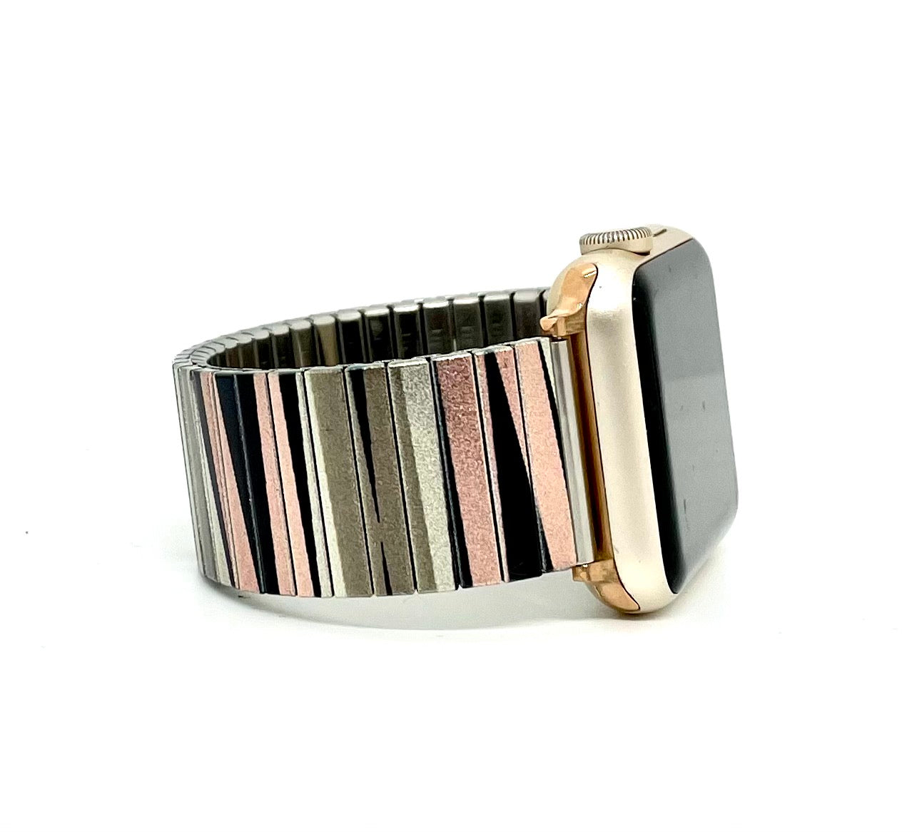 Lines Art timeless rose metallic - Bestseller applewatch bracelet 2023 - 2024!