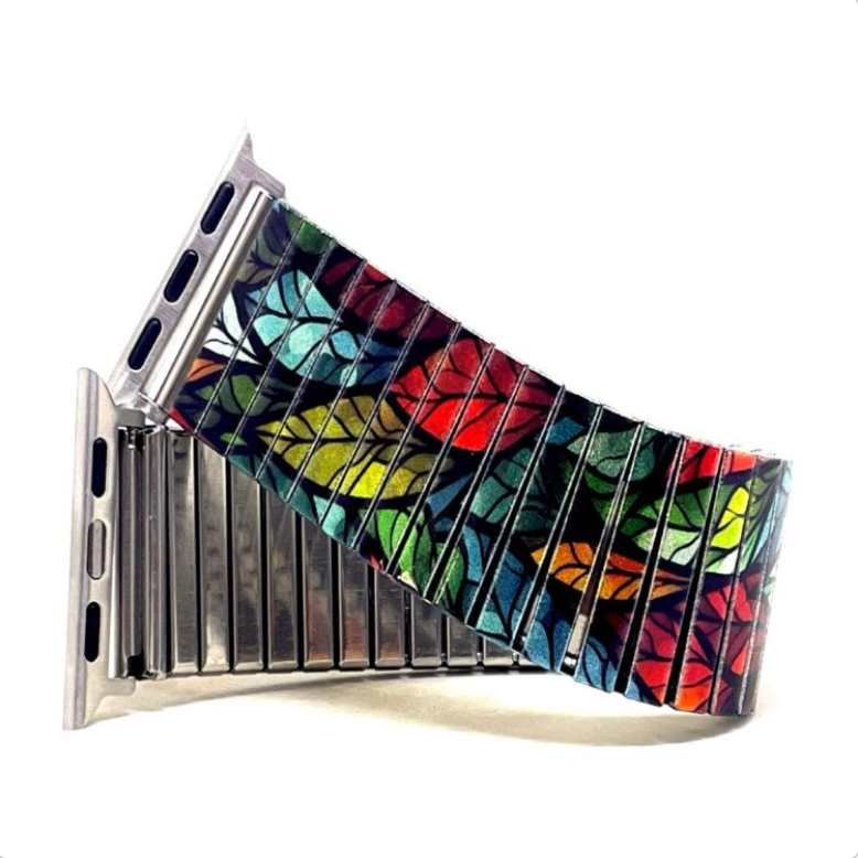 Flowers Garden Leaves Applewatch bracelet