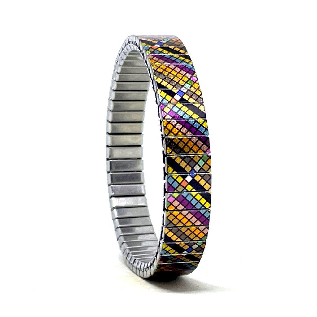 Soho diagonal pixels bracelet