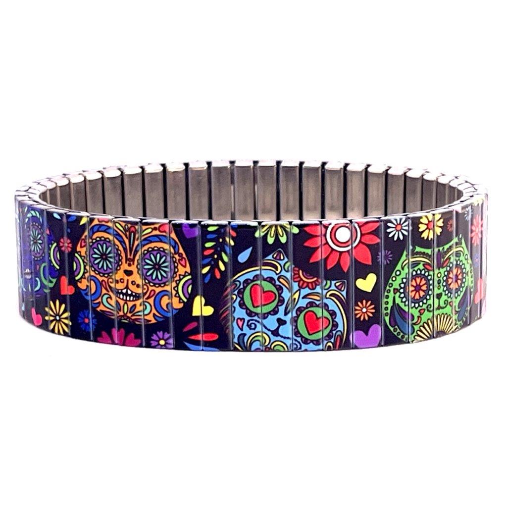 Sugar Skulls Cats Party