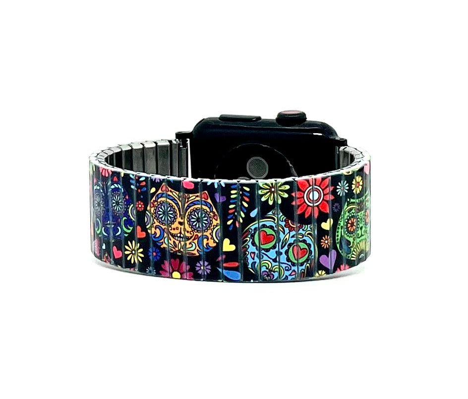 Sugar Skulls cats party applewatch bracelet