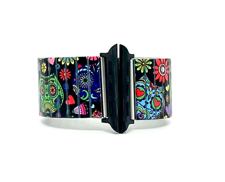 Sugar Skulls cats party applewatch bracelet