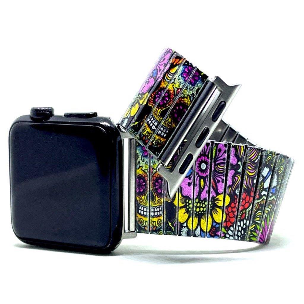 Sugar Skulls Mexican Beauty Applewatch bracelets