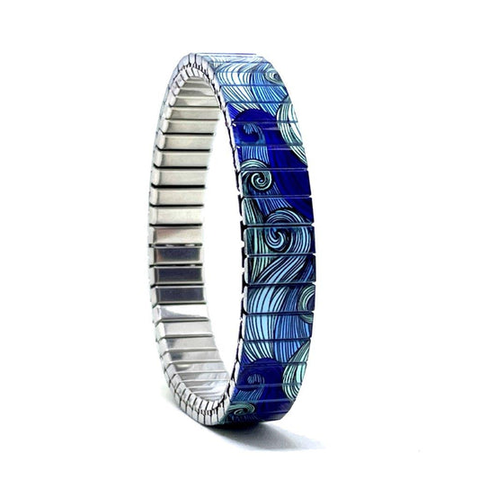 Waves Lines 38W rekbare armband