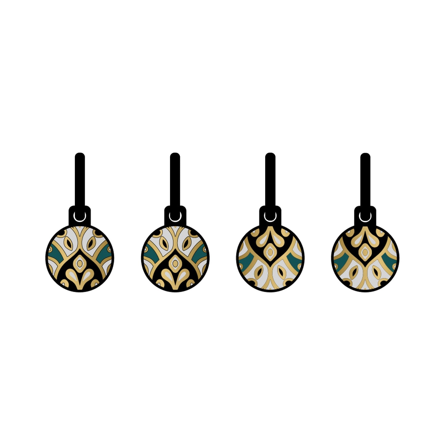Chick intense green Ambience metallic Oorbellen