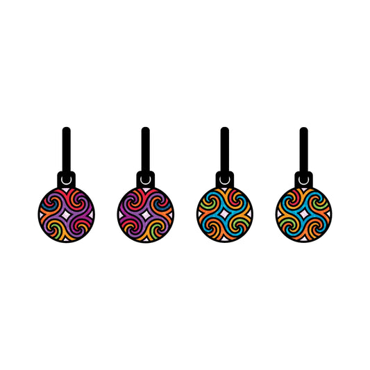 Funky Ambience metallic Oorbellen
