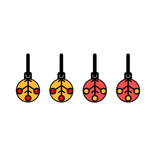 Colourfull arrows Ambience metallic Oorbellen