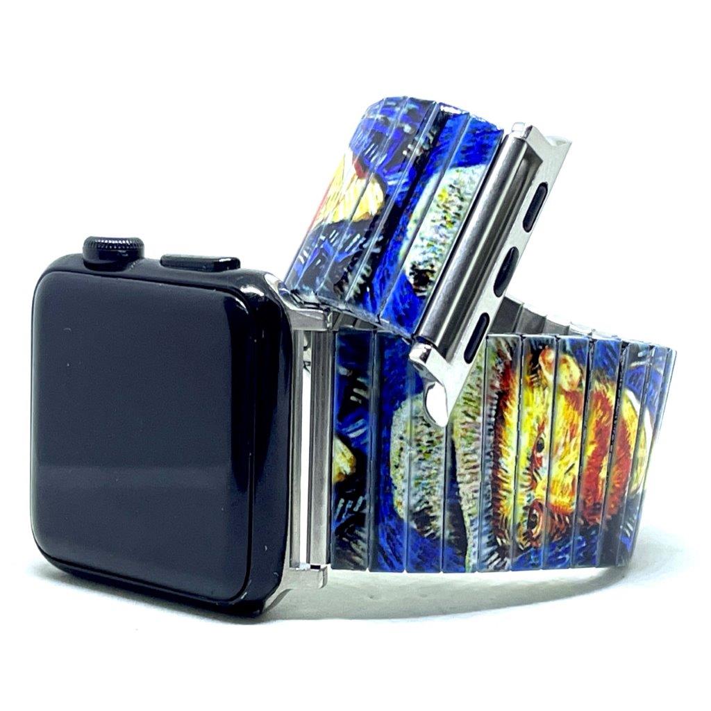 Art  - Van Gogh  zelfportret applewatch bracelet Nieuw!