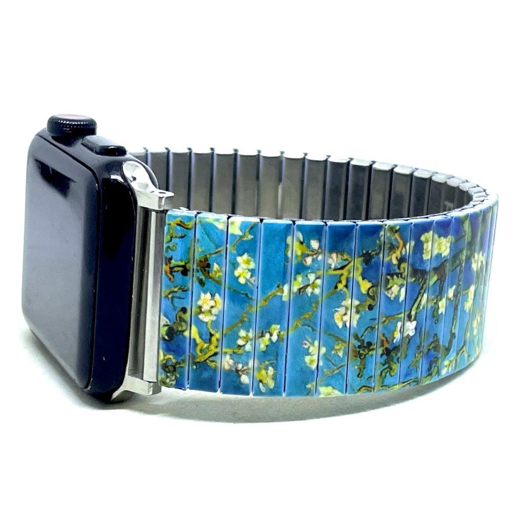 Art  - Van Gogh Amandelboloesem applewatch bracelet Nieuw!