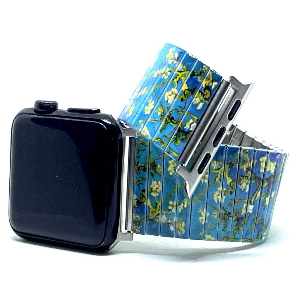 Art  - Van Gogh Amandelboloesem applewatch bracelet Nieuw!