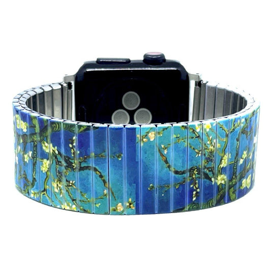 Art  - Van Gogh Amandelboloesem applewatch bracelet Nieuw!