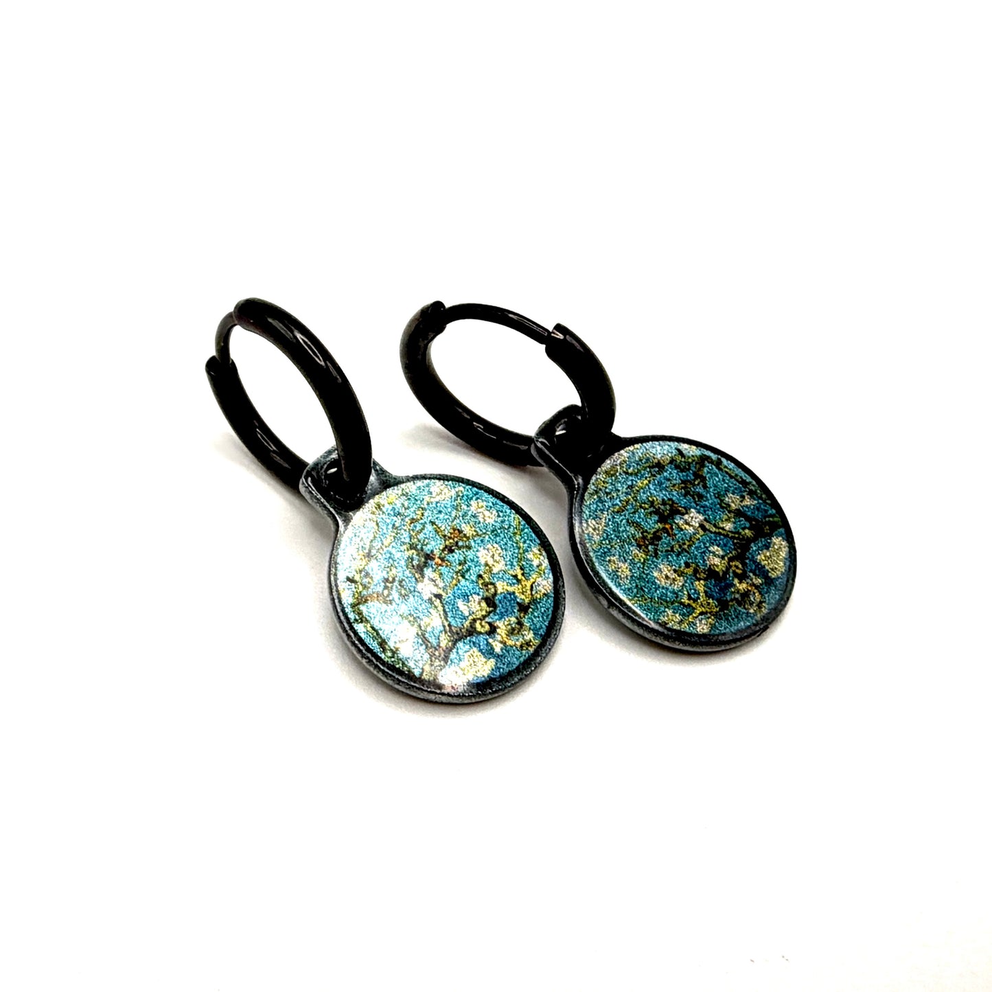 Van Gogh Amandelbloesem Oorbellen | Art Metallic – Urbandbracelets