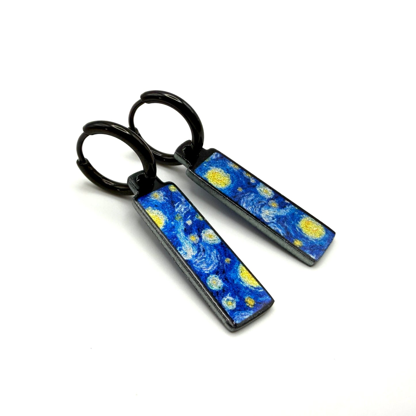 Van Gogh Sterrennacht Oorbellen | Art Metallic – Urbandbracelets