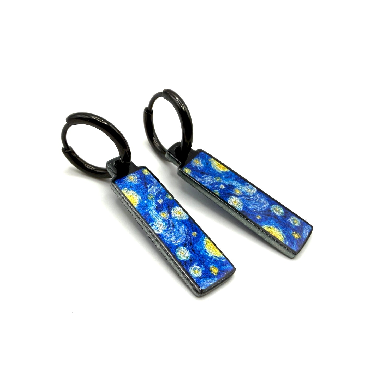 Van Gogh Sterrennacht Oorbellen | Art Metallic – Urbandbracelets
