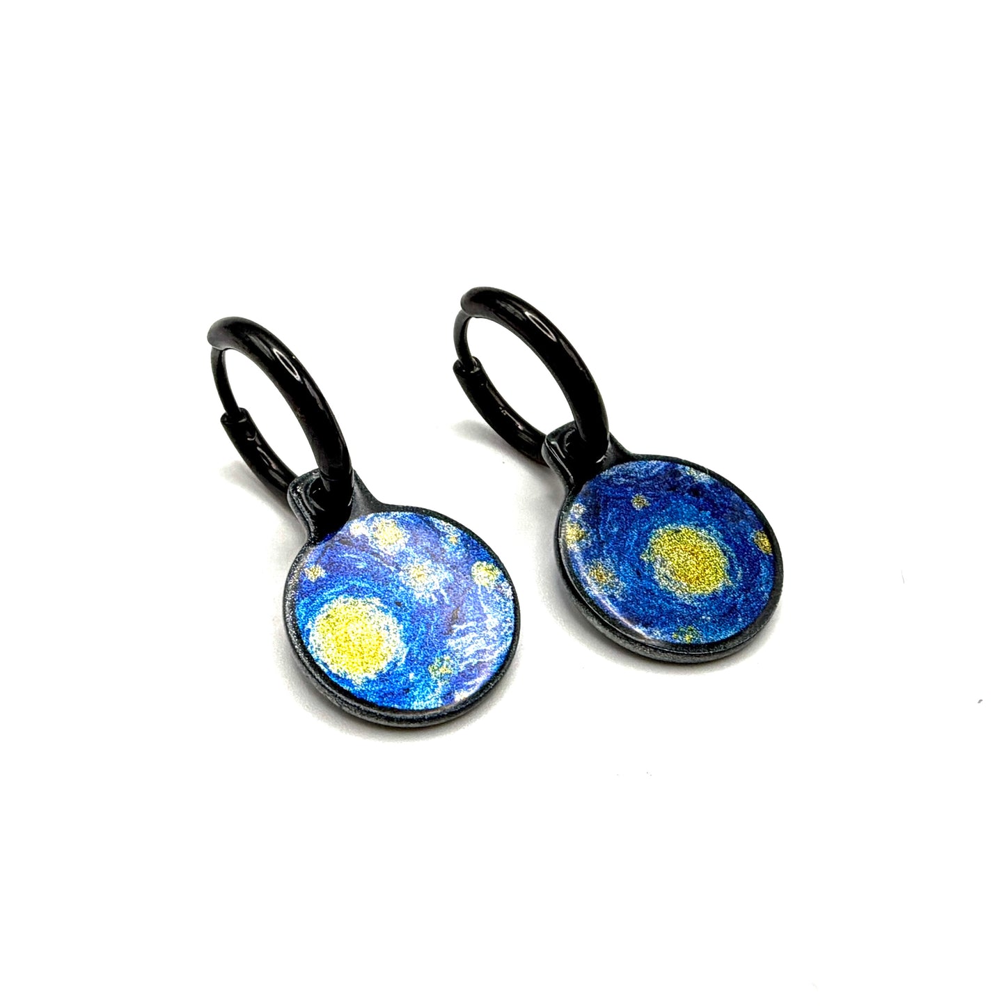 Van Gogh Sterrennacht Oorbellen | Art Metallic – Urbandbracelets