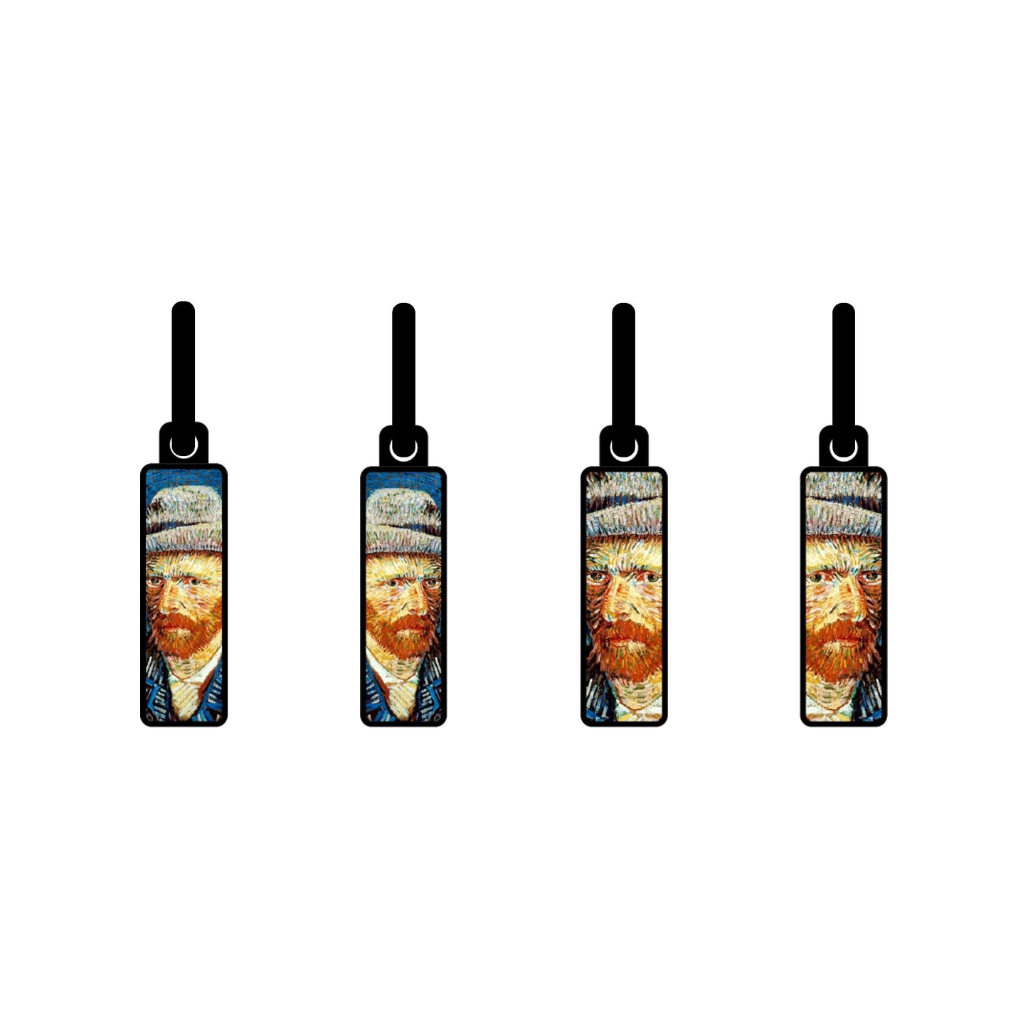 Van Gogh Zelfportret Oorbellen | Art Metallic – Urbandbracelets