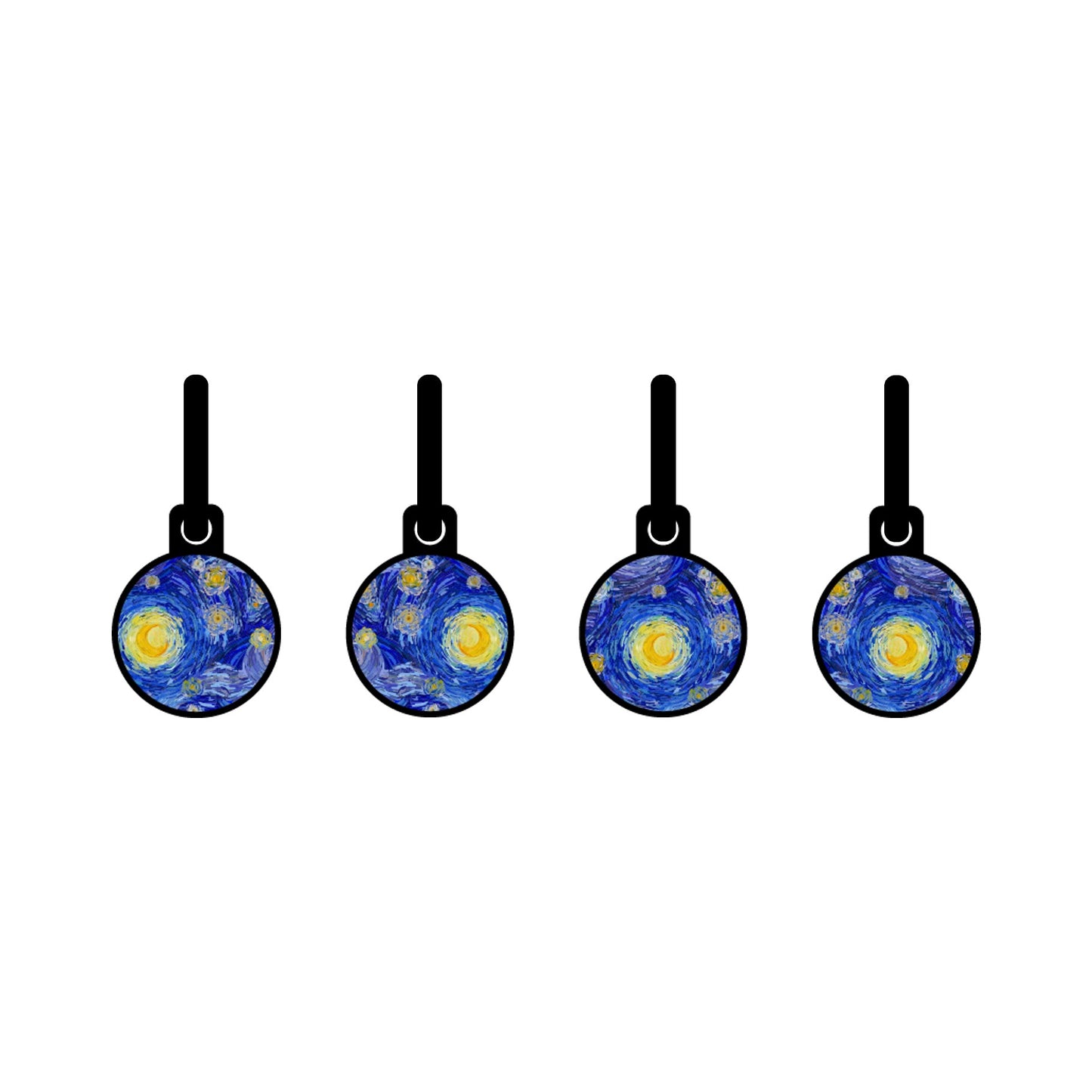Van Gogh Sterrennacht Oorbellen | Art Metallic – Urbandbracelets