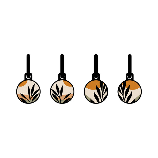 Art sophisticated metallic oorbellen