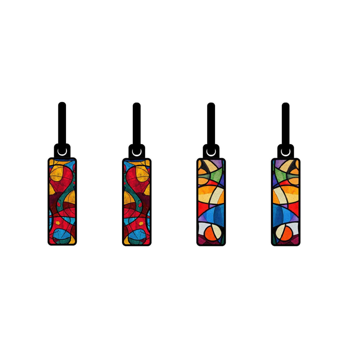 Art Colourful Cubism Oorbellen | Metallic Kubisme – Urbandbracelets