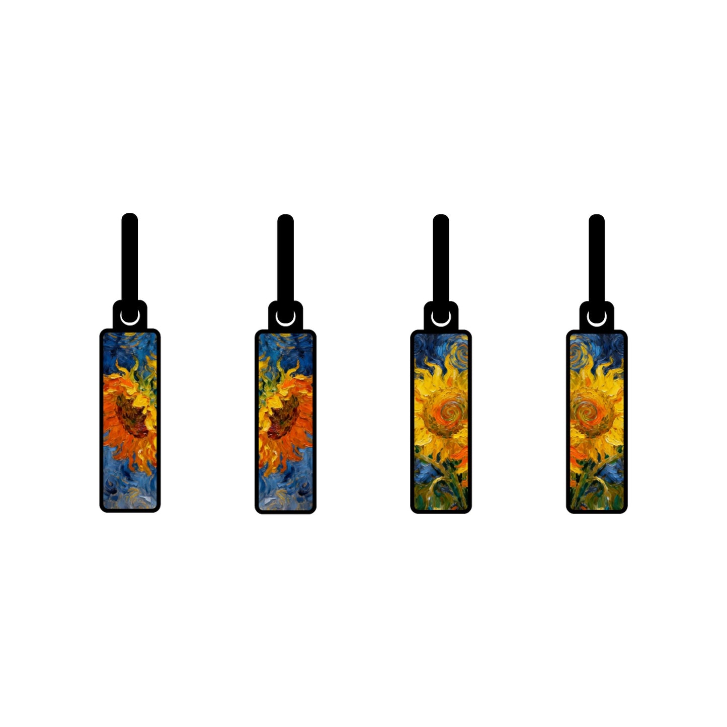 Van Gogh Oorbellen | Art Sunflowers Metallic – Urbandbracelets