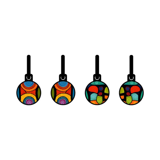 Art Fun Shapes Oorbellen | Metallic Geometrisch – Urbandbracelets