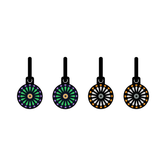 Carnival Swing Oorbellen | Metallic Swing Dans – Urbandbracelets
