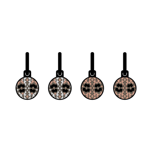 Carnival São Paulo Oorbellen | Metallic Braziliaans Carnaval – Urbandbracelets