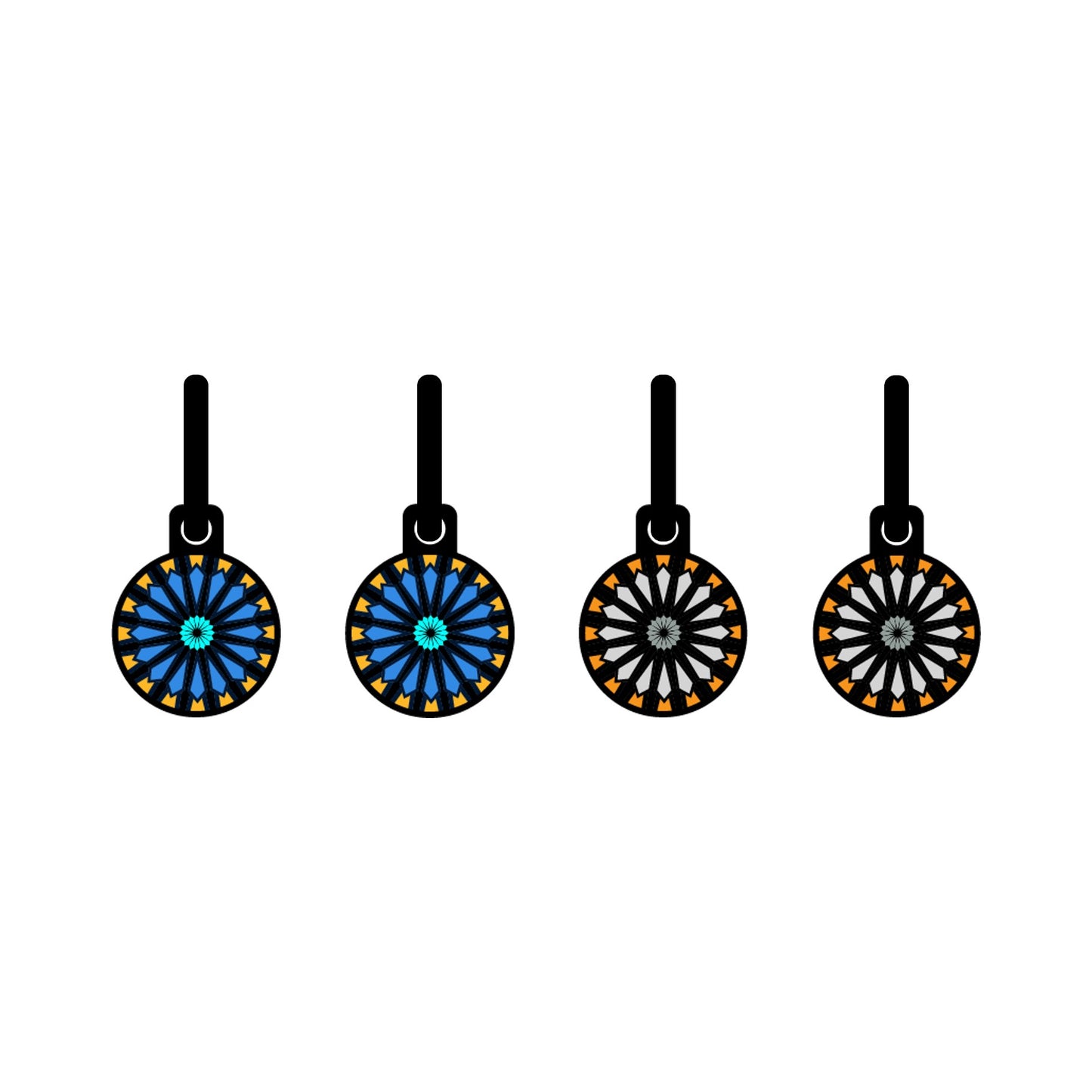 Carnival Recife Oorbellen | Metallic Braziliaans Carnaval – Urbandbracelets