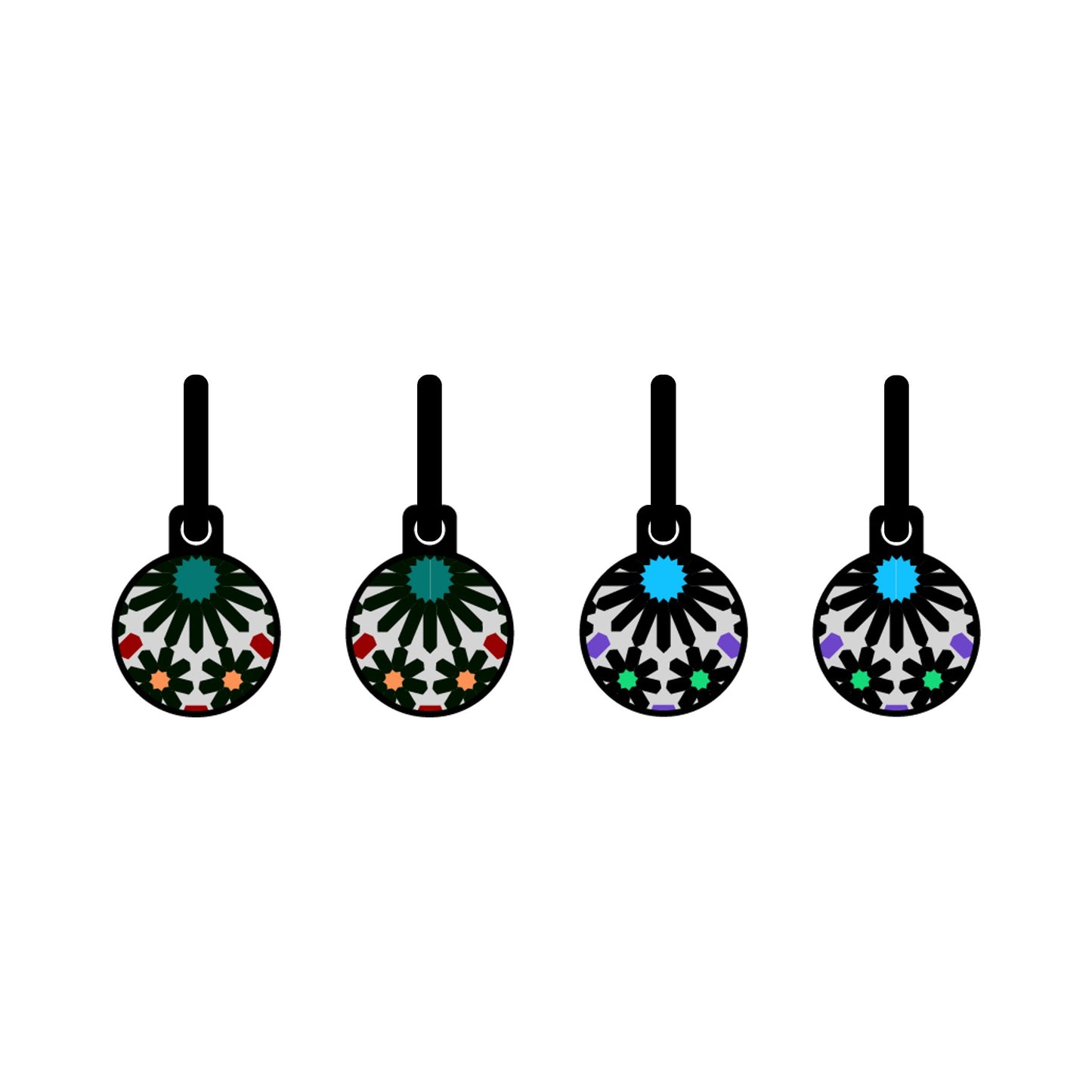 Carnival Granada Oorbellen | Metallic Andalusisch Carnaval – Urbandbracelets