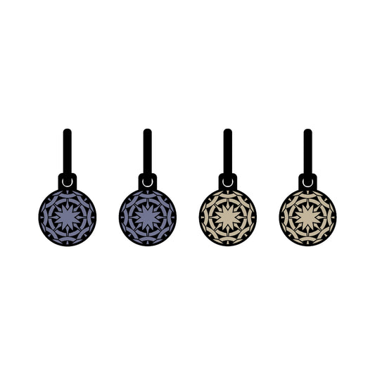 Celtic Champaigne Flowers metallic oorbellen