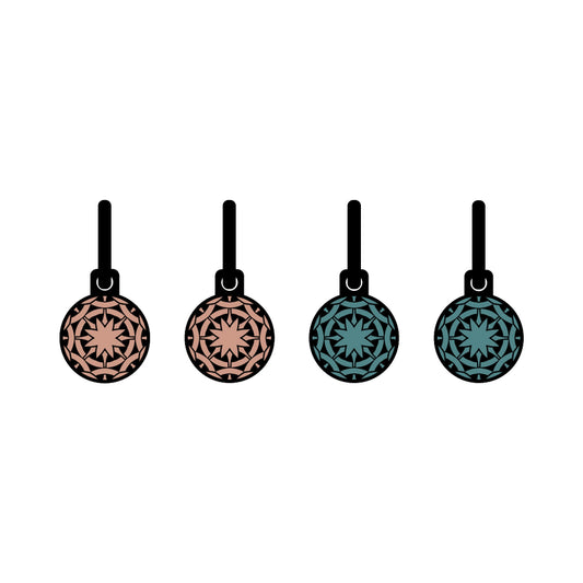Celtic Green Flowers metallic oorbellen