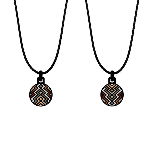 Checkers Maze earthy |Minimalistische hanger