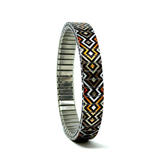 Checkers Maze earthy slim Armband | Urbandbracelets