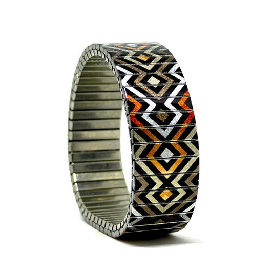 Checkers Maze Earthy Regular Armband | Urbandbracelets