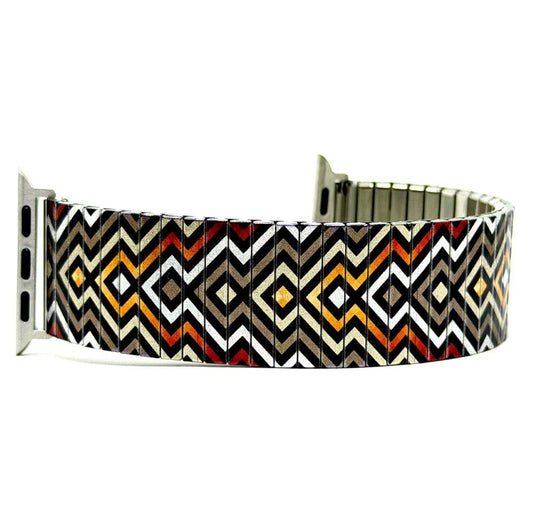 Checkers Maze earthy Apple Watch Armband | Urbandbracelets