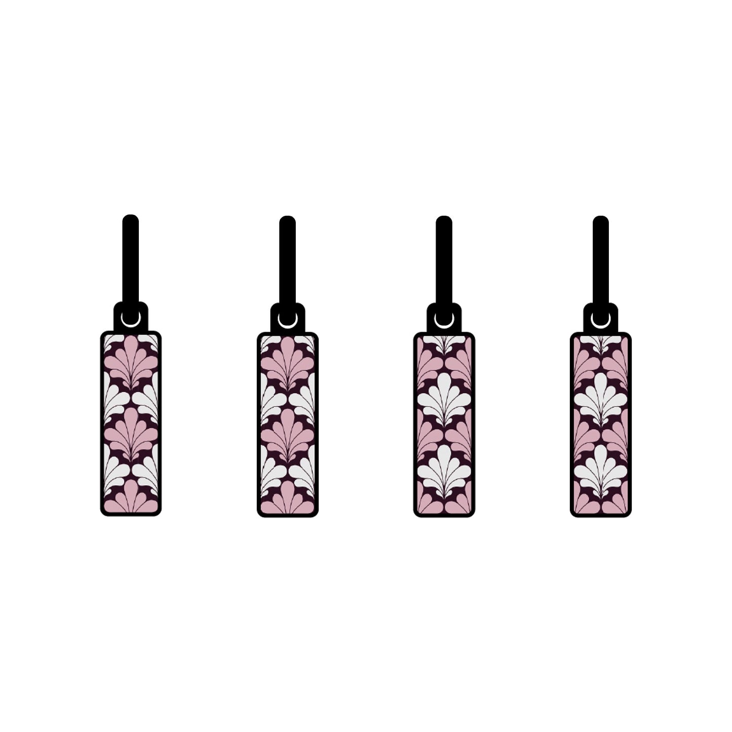 Checkers Kites Flowers metallic oorbellen