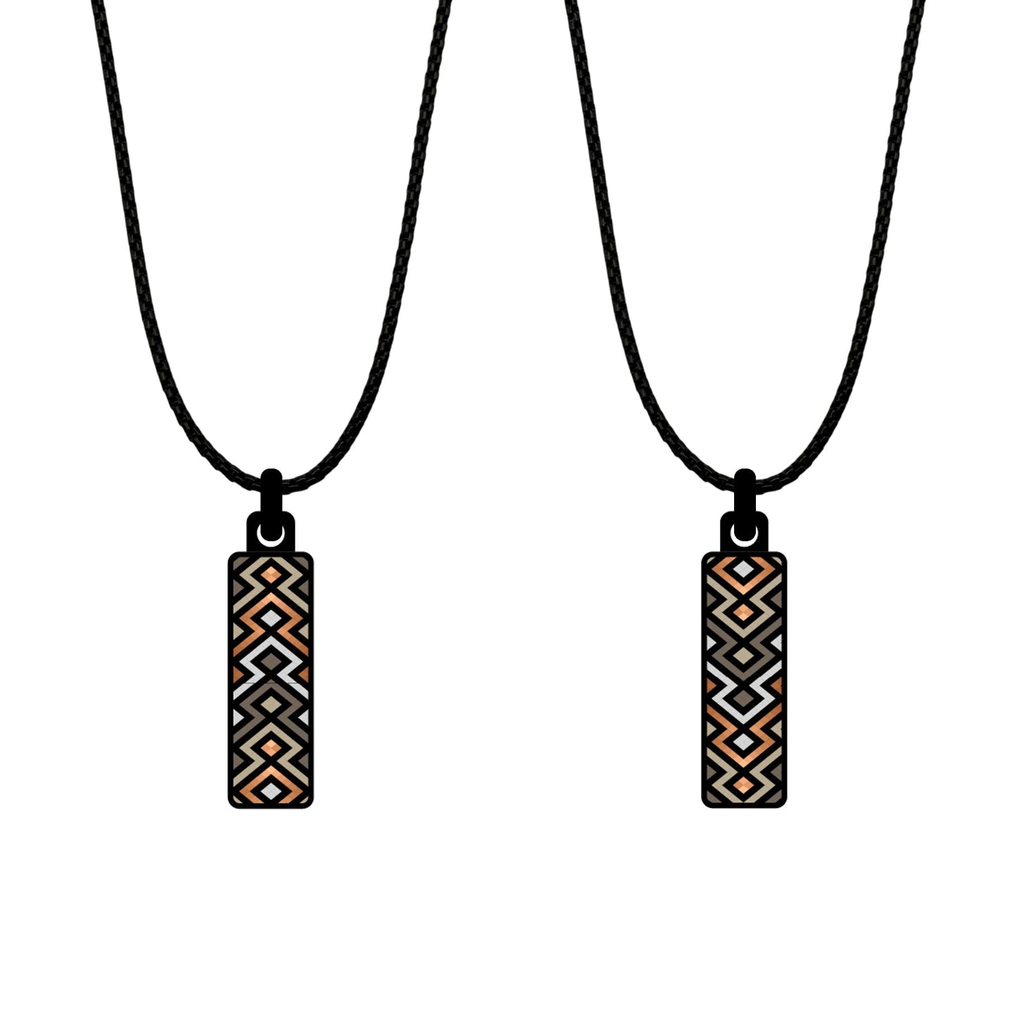Checkers Maze earthy |Minimalistische hanger