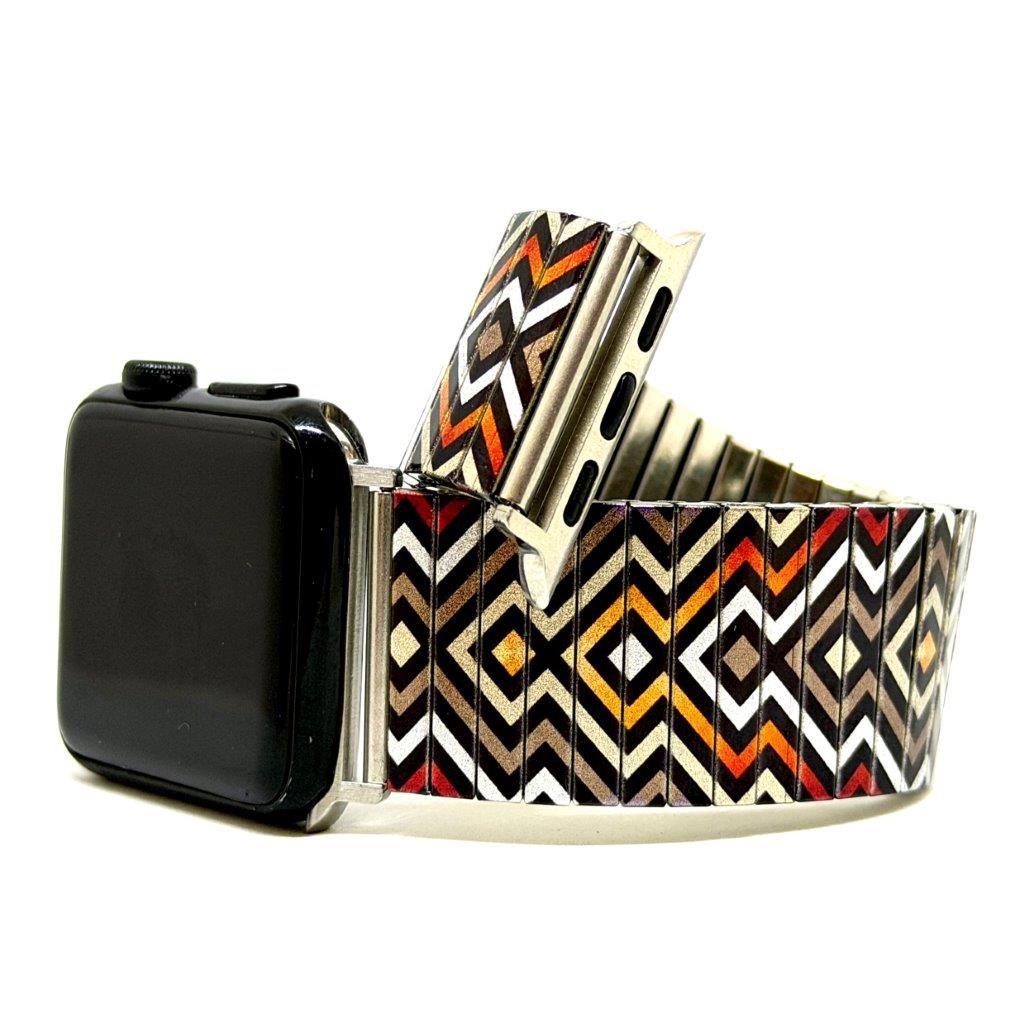 Checkers Maze earthy Apple Watch Armband | Urbandbracelets