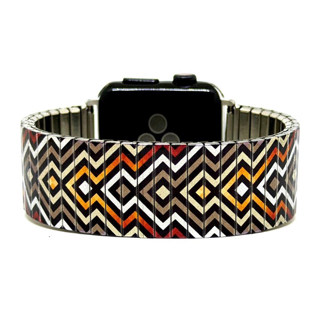 Checkers Maze earthy Apple Watch Armband | Urbandbracelets