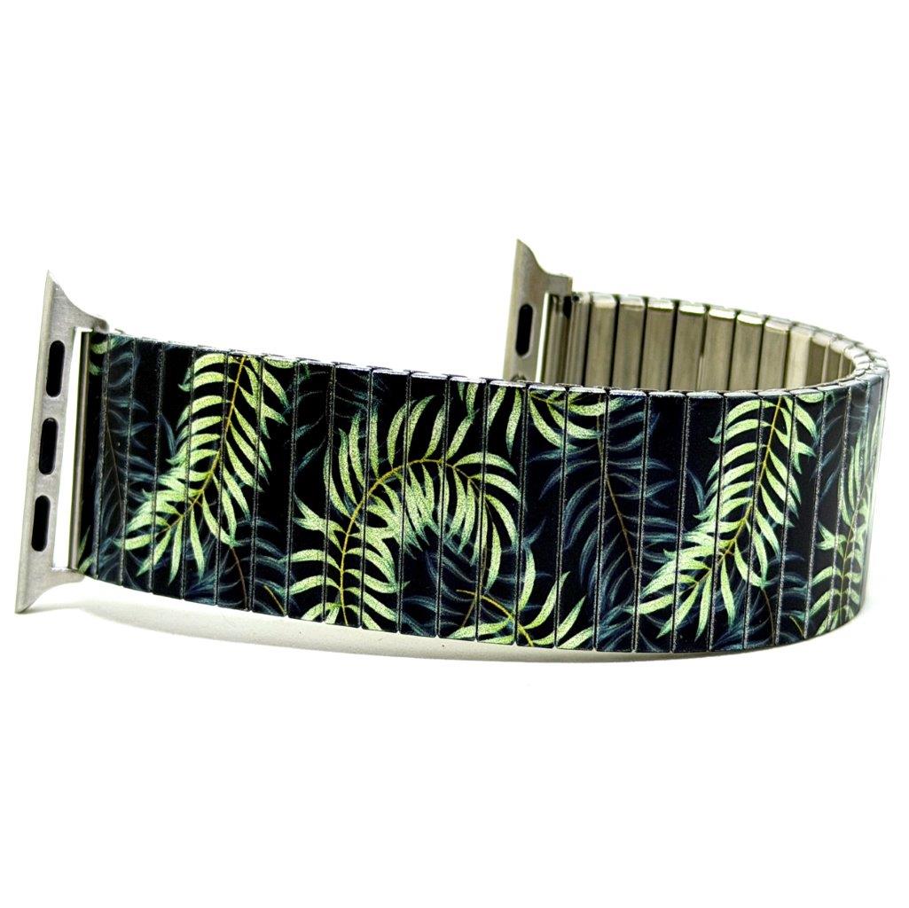 Cool Blossom Green Forrest metallic- Apple watch Bracelet