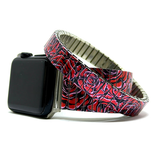 Cool Blossom Roses Forever metallic- Apple watch Bracelet
