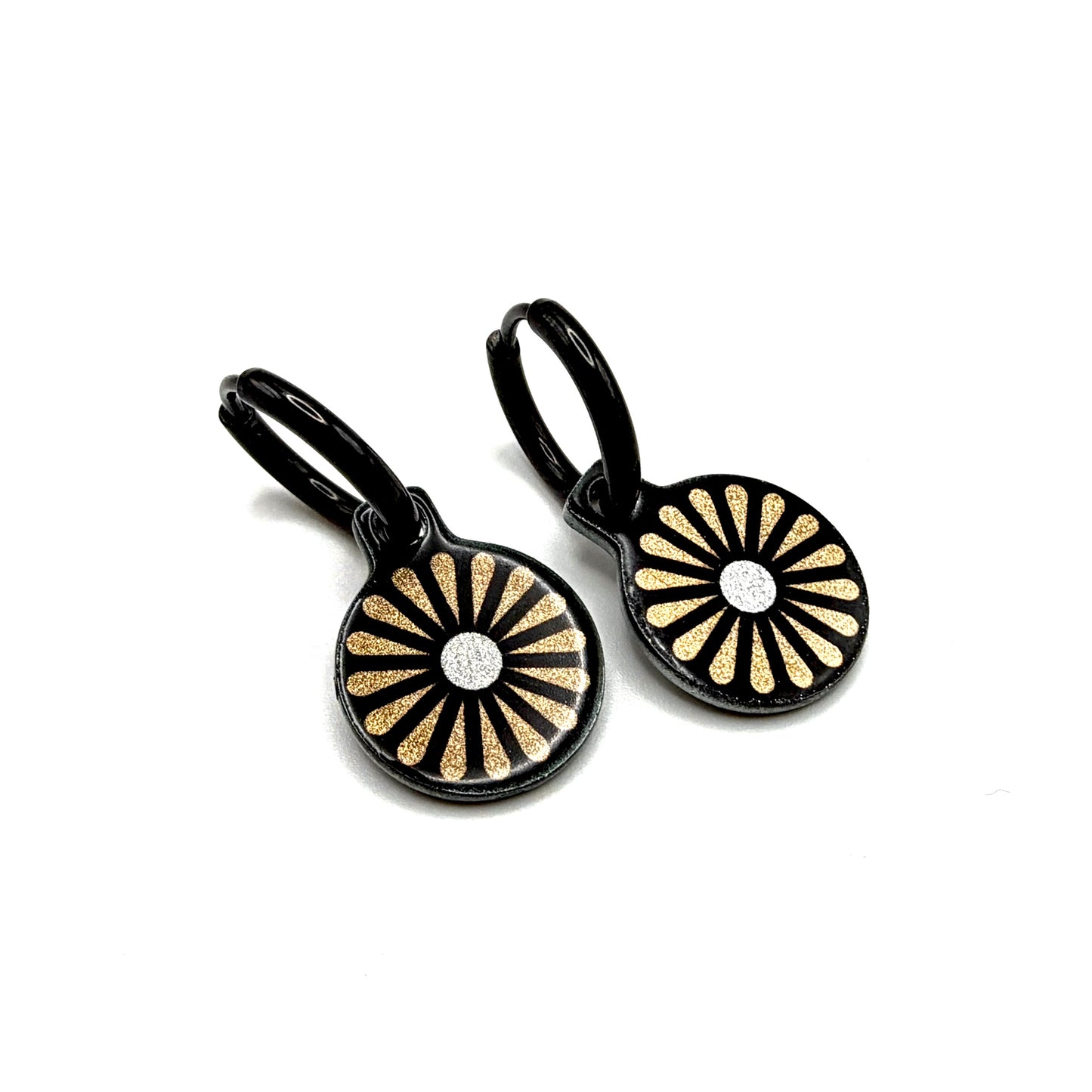 Flowers Garden metallic oorbellen